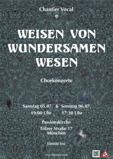 Einladung zu Chorkonzerten in der Passionskirche