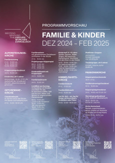 Plakat zur Familienarbeit in der Region