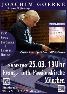 Joachim Goerke - Piano und Gesang - Sa. 25.03.2023 Passionskirche